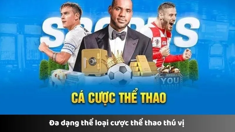 Đa dạng thể loại cược thể thao thú vị 